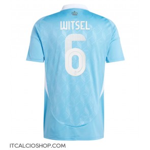 Belgio Axel Witsel #6 Seconda Maglia Europei 2024 Manica Corta